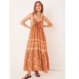 Spell Utopia Strappy Sundress- Cinnamon